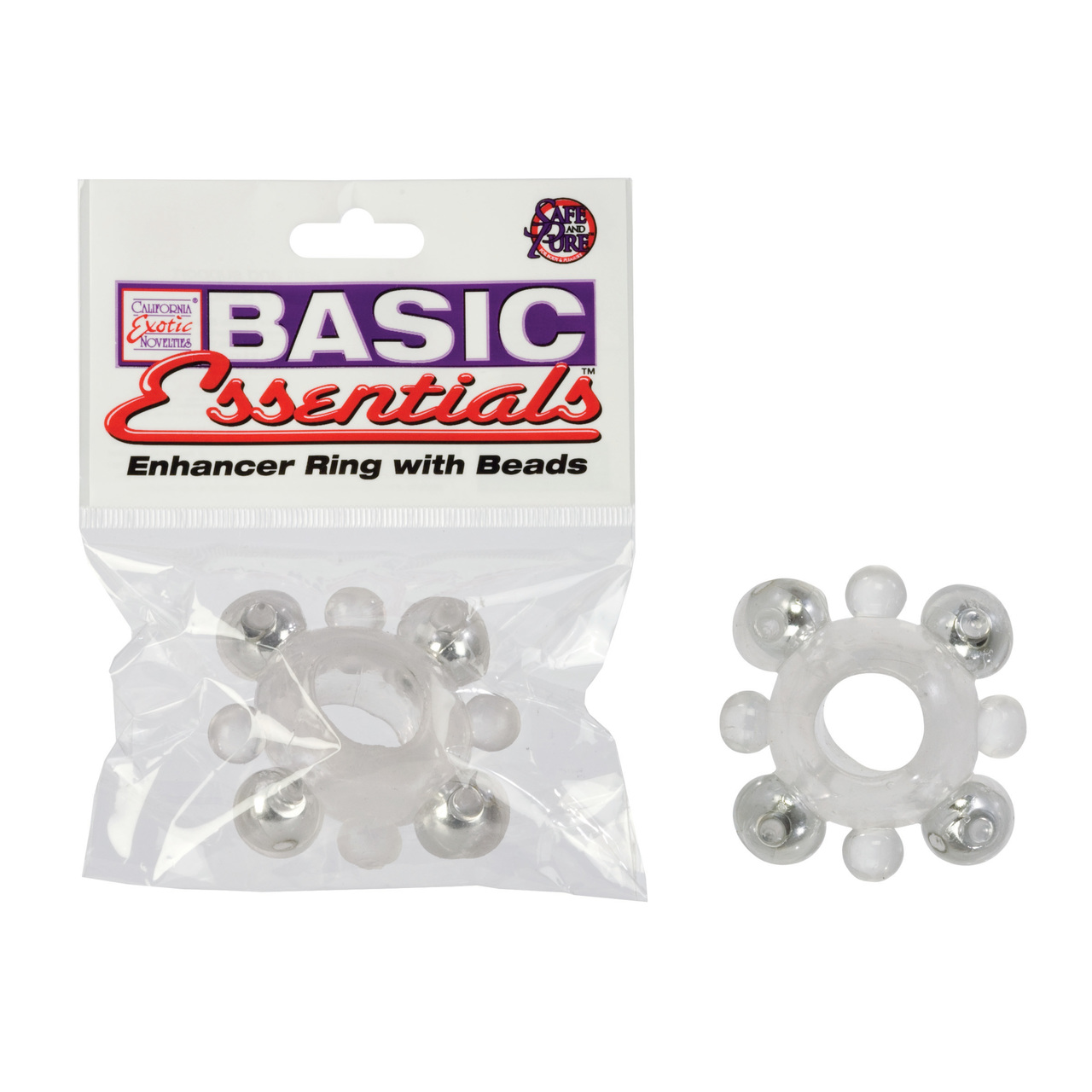 CalExotics Basic Essentials - Enhancer Includes Beads Cock Ring