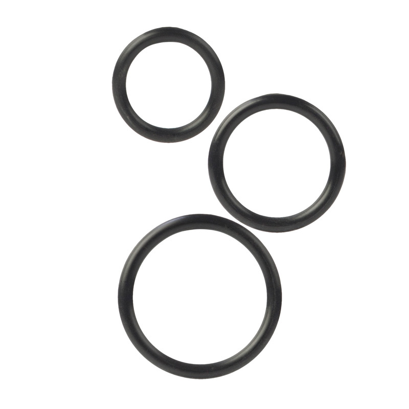 CalExotics Silicone Support - Black 3 Pac Cock Ring