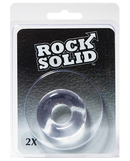 Doc Johnson Rock Solid 2" Clear Donut Cock Ring