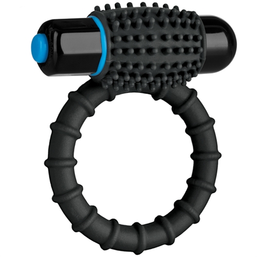 Doc Johnson Optimale Vibrating Cock Ring - Black