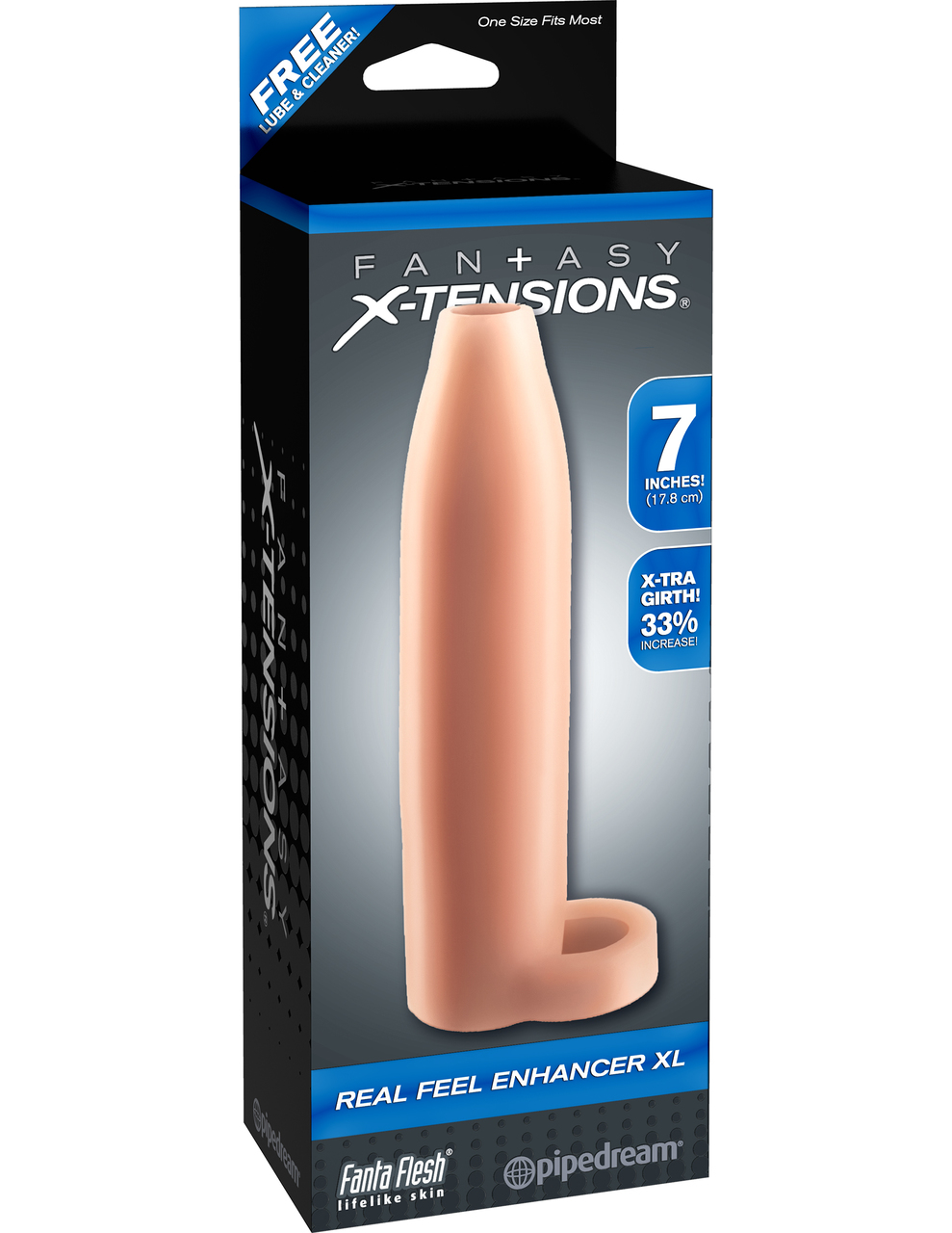 Pipedream Fantasy Xtensions Real Feel Penis Extension XL - Flesh