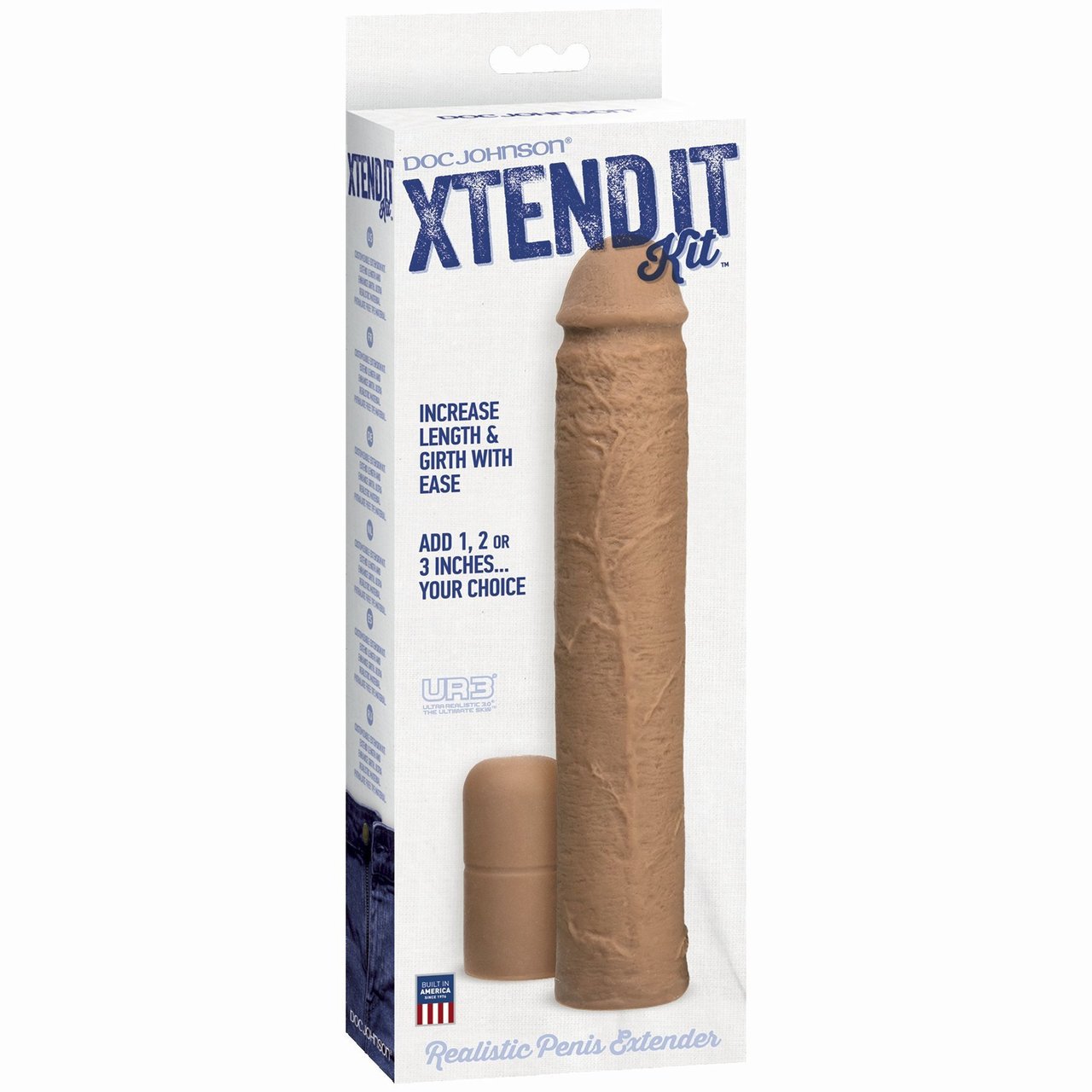 Doc Johnson Xtend It Penis Extension Enhancement Kit - Brown