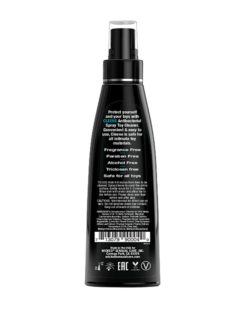 Wicked Sensual Care Collection 4Oz Anti - Bacterial Toy Cleaner - Cleene