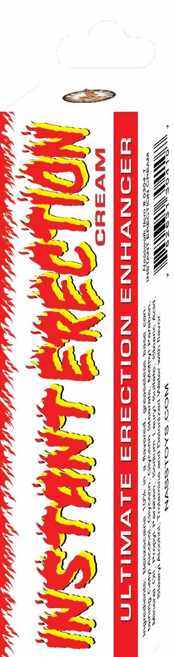 Nasstoys Instant Erection Penis Enhancement Delay Cream Soft Packaging - .5 Oz