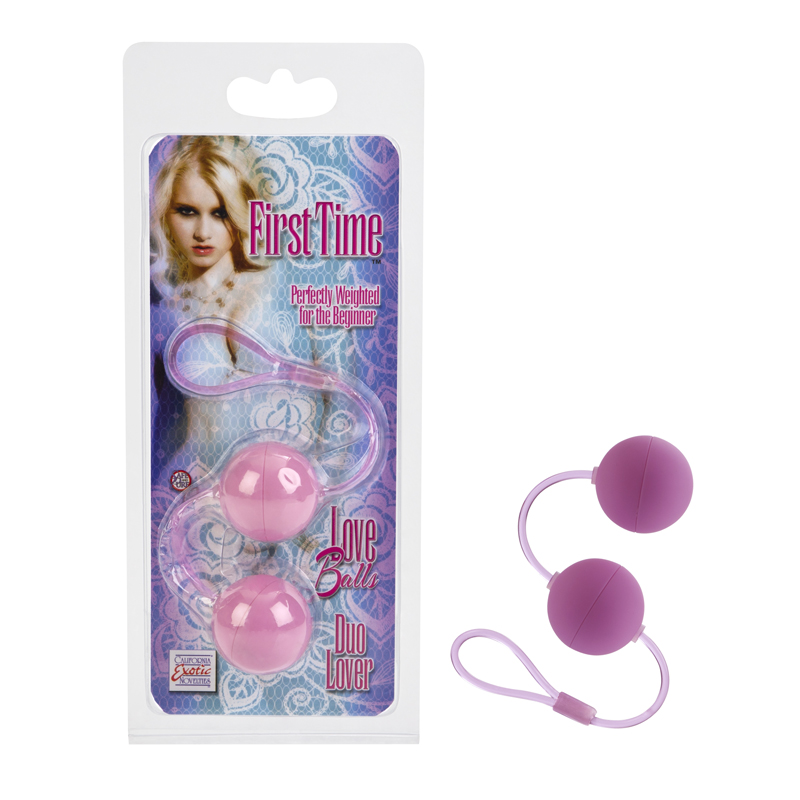 CalExotics First Time Love Pleasure Balls Duo Lover - Pink