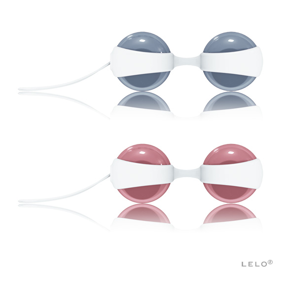 Lelo Luna Beads Weighted Kegel Balls - Pink & Blue