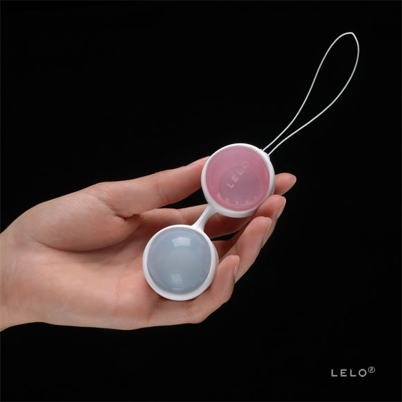 Lelo Luna Beads Weighted Kegel Balls - Pink & Blue