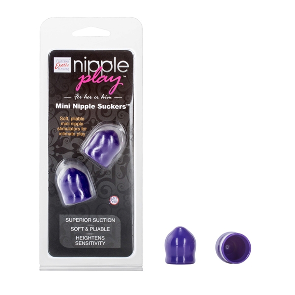 CalExotics Nipple Play Mini Nipple Suckers - Purple