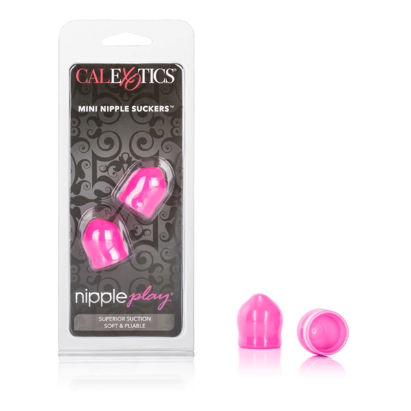 CalExotics Nipple Play Mini Nipple Suckers - Pink
