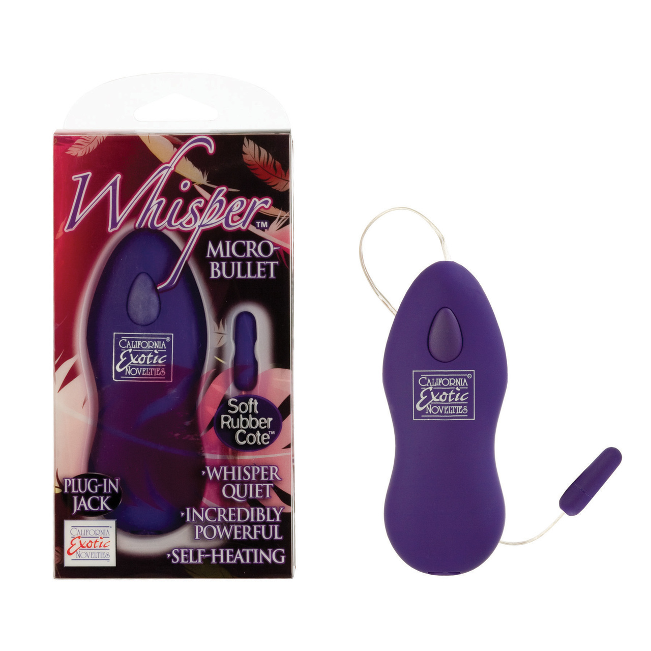 CalExotics Whisper Micro Bullet Vibrator - Purple