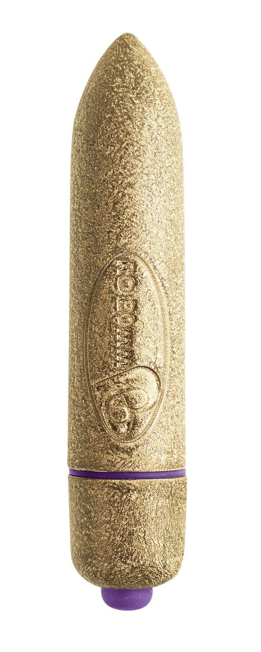 Rocks-Off Precious Golden Passion Colored 7 Speed Ro - 80Mm Bullet Vibrator - Gold