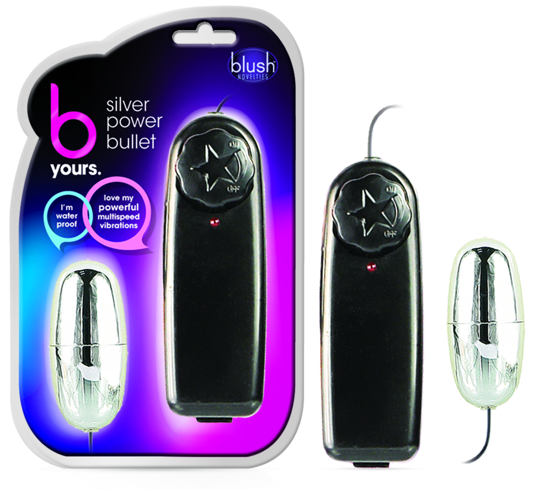 Blush Silver Power Bullet Vibrator