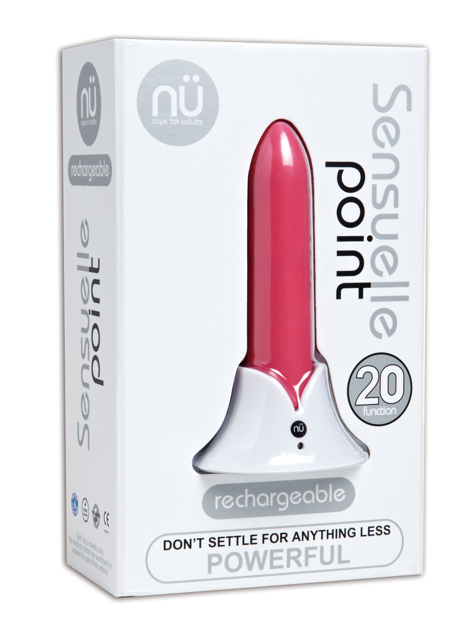 Nu Sensuelle Point Rechargeable Bullet Vibrator - Pink