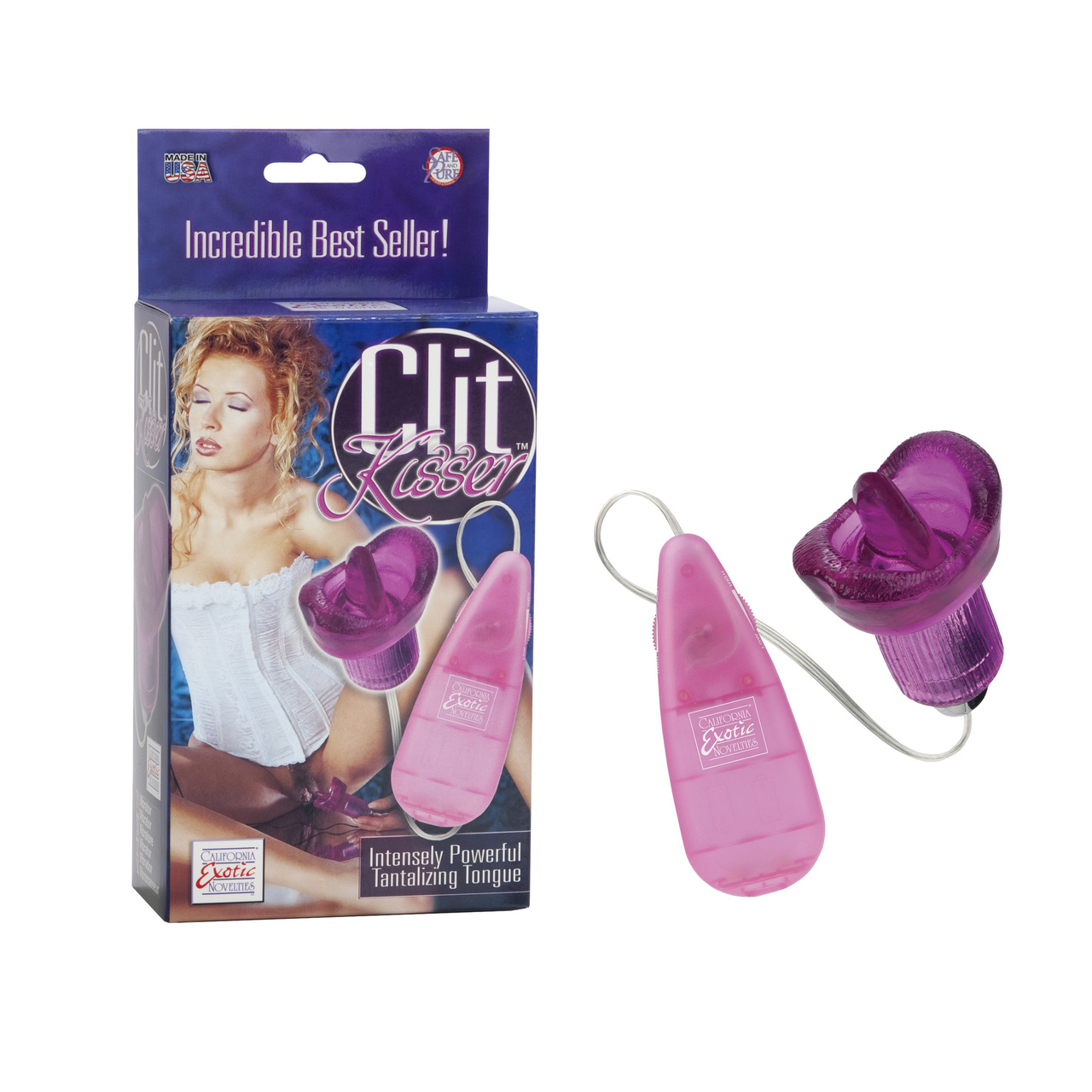 CalExotics Clit Kisser Clitoral Stimulator - Purple