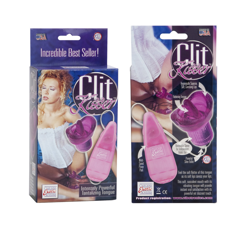 CalExotics Clit Kisser Clitoral Stimulator - Purple