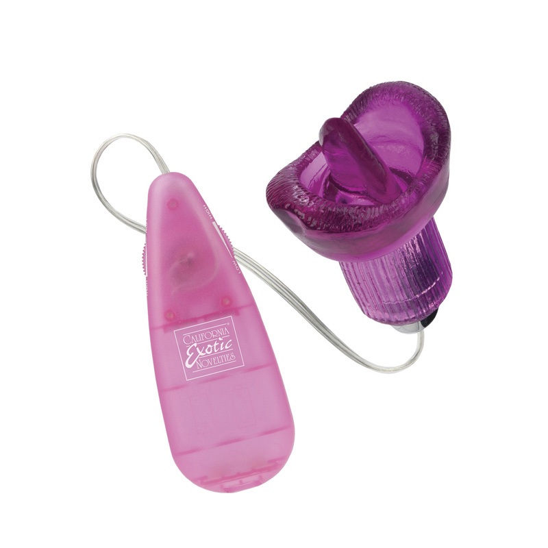 CalExotics Clit Kisser Clitoral Stimulator - Purple