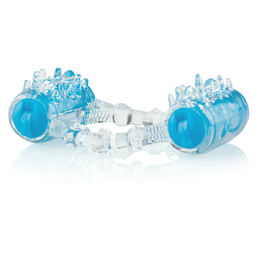 Screaming O Color Pop Quickie Two - O - Blue Couple's Cock Ring