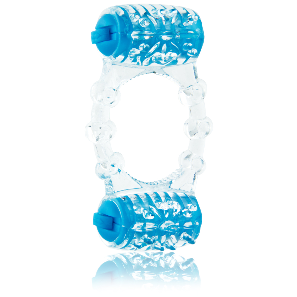 Screaming O Color Pop Quickie Two - O - Blue Couple's Cock Ring