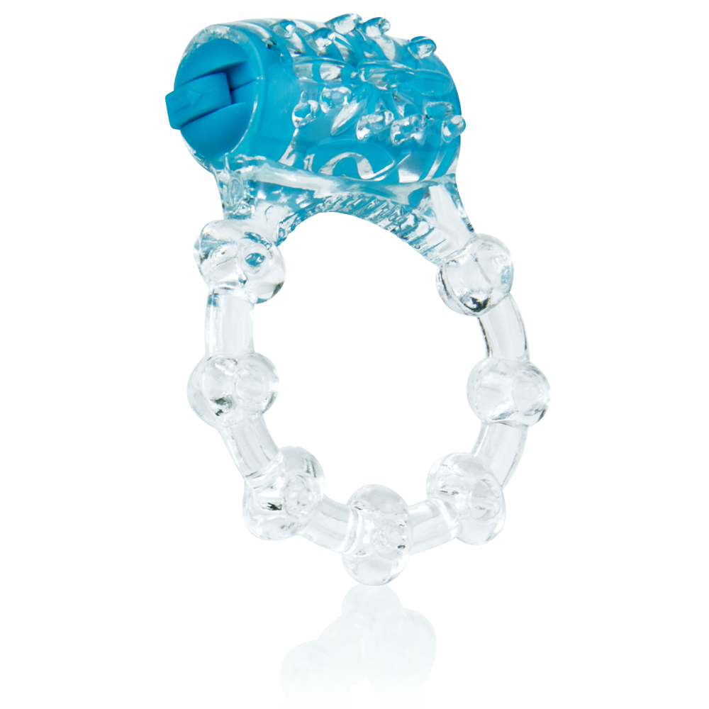 Screaming O Color Pop Quickie - Blue Couple's Cock Ring