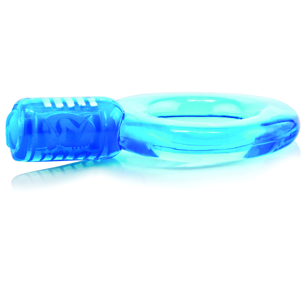 Screaming O Go Vibrator Ring - Blue Couple's Cock Ring