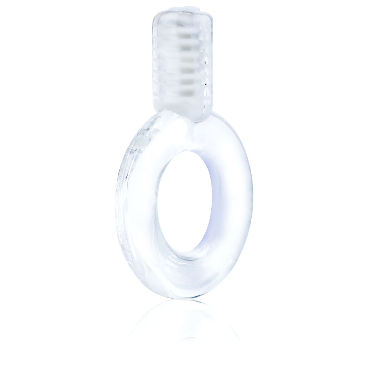 Screaming O Go Vibrator Ring - Clear Couple's Cock Ring