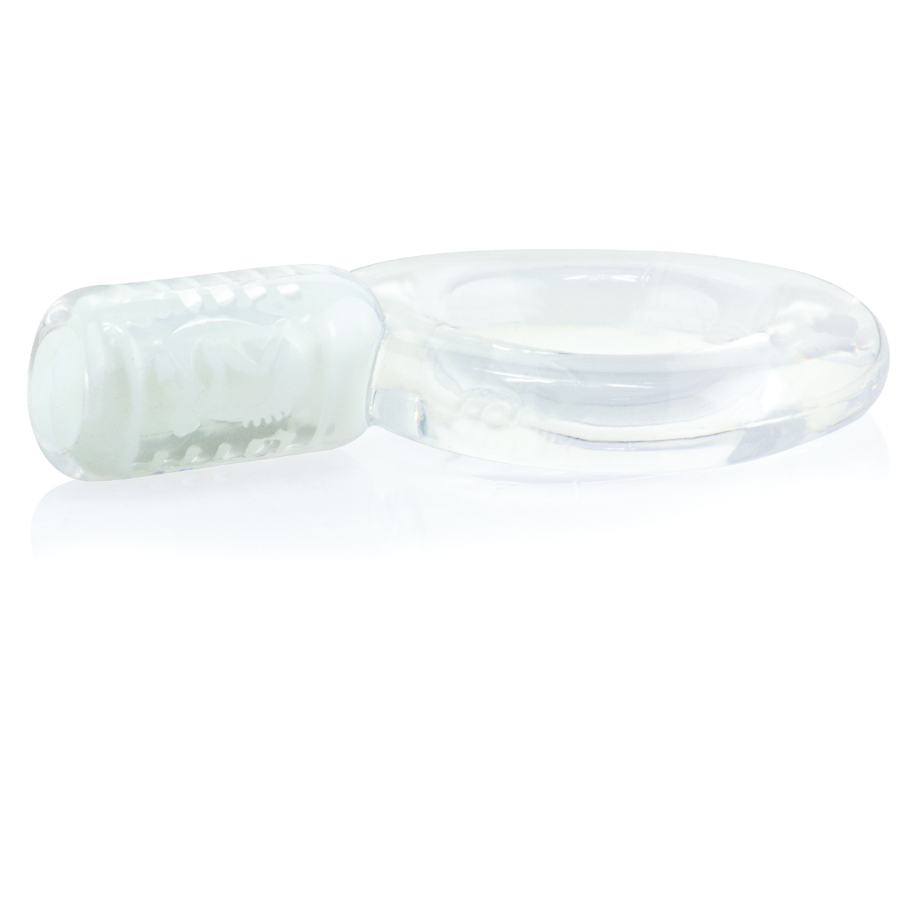 Screaming O Go Vibrator Ring - Clear Couple's Cock Ring