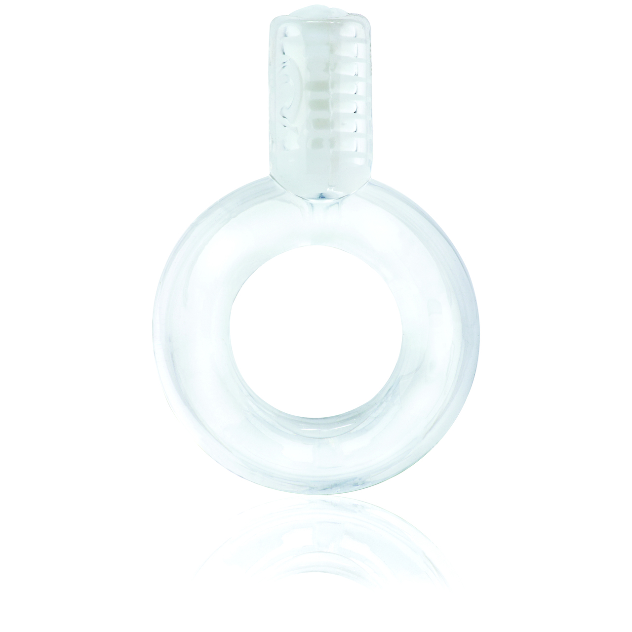 Screaming O Go Vibrator Ring - Clear Couple's Cock Ring