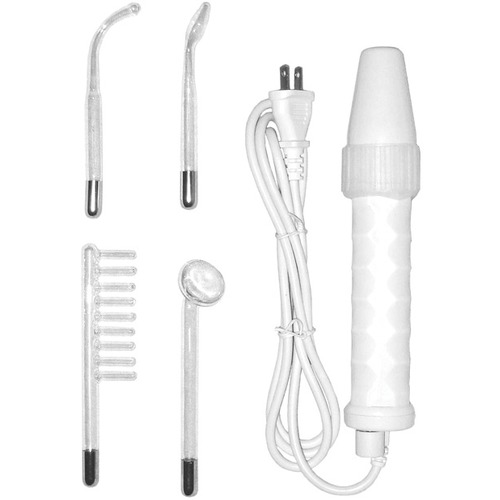 Kinklab Fetish Red Handle Electro Stimulation Neon Wand Includes Red Electrode