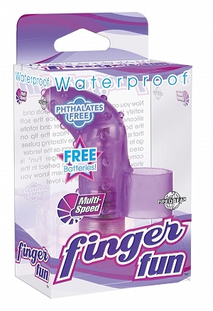Pipedream Waterproof Finger Fun Vibrator - Purple