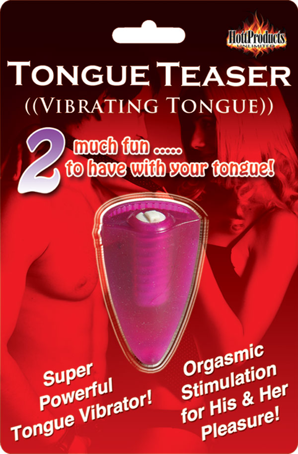 Hott Products Tongue Teaser Tongue Vibrator - Purple