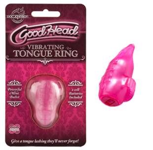Doc Johnson GoodHead Vibrating Tongue Ring Vibrator