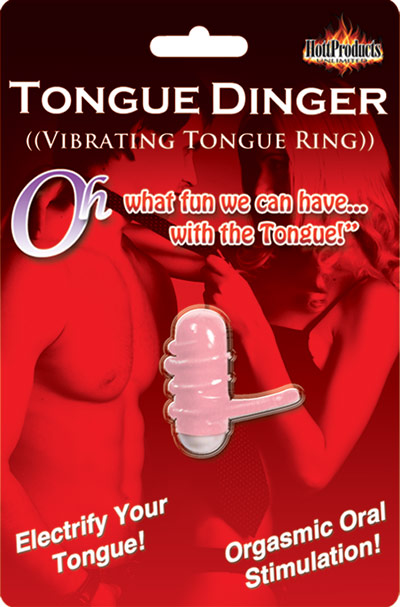 Hott Products Tongue Dinger Tongue Vibrator - Magenta