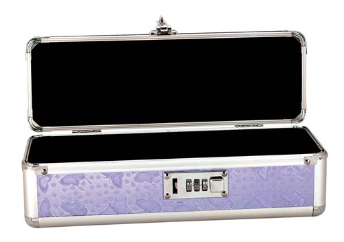 BMS Lockable Vibrator Case - Purple