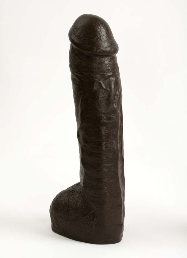 Doc Johnson Vac - U - Lock 12.5 Hung Strap On Dildo Attachment - Black