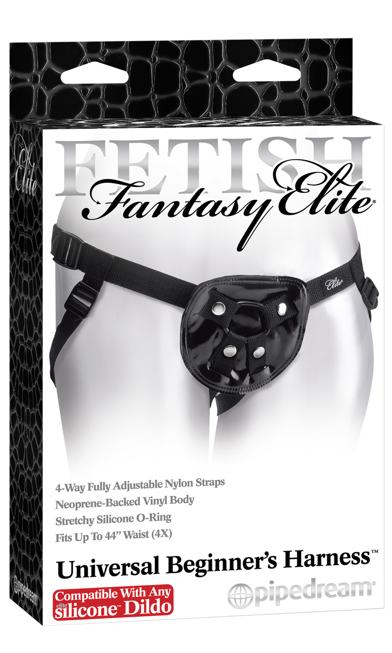 Pipedream Fantasy Elite Universal Beginner's Strap On Dildo Harness - Compatable Includes Any Silicone Dildo
