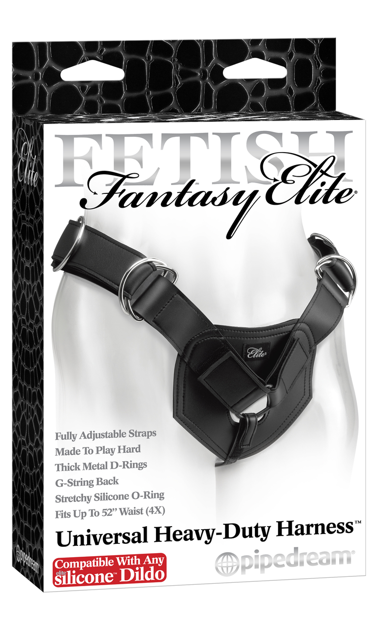 Pipedream Fantasy Elite Universal Heavy Duty Strap On Dildo Harness - Compatable Includes Any Silicone Dildo