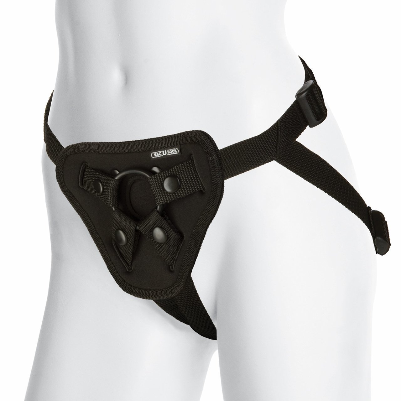 Doc Johnson Vac - U - Lock Platinum Edition Accessories Luxe Strap On Dildo Harness - Black