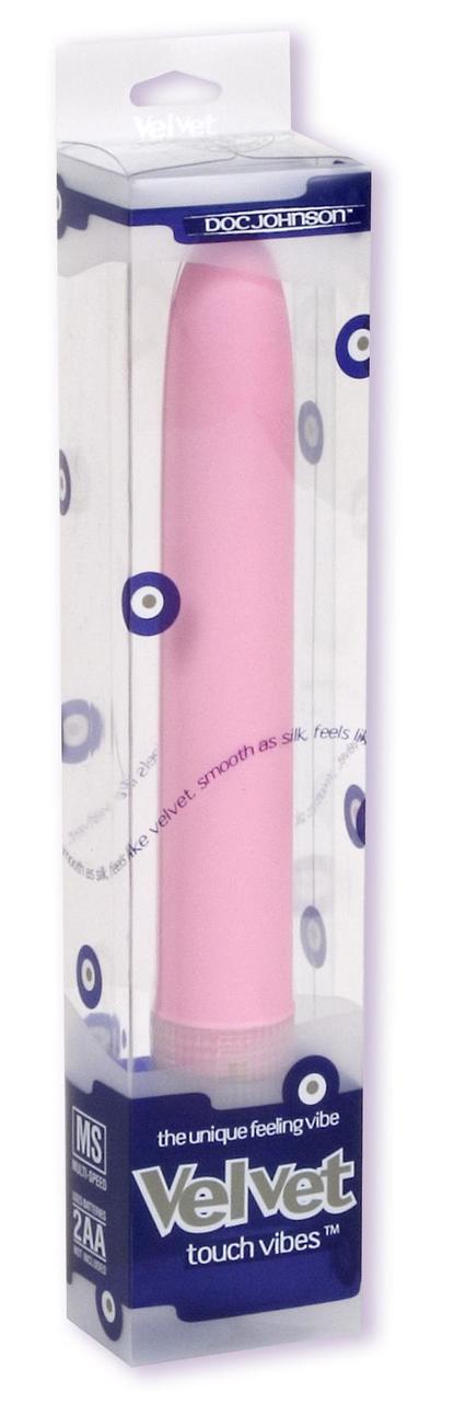 Doc Johnson Velvet Touch 7" Vibrator - Pink