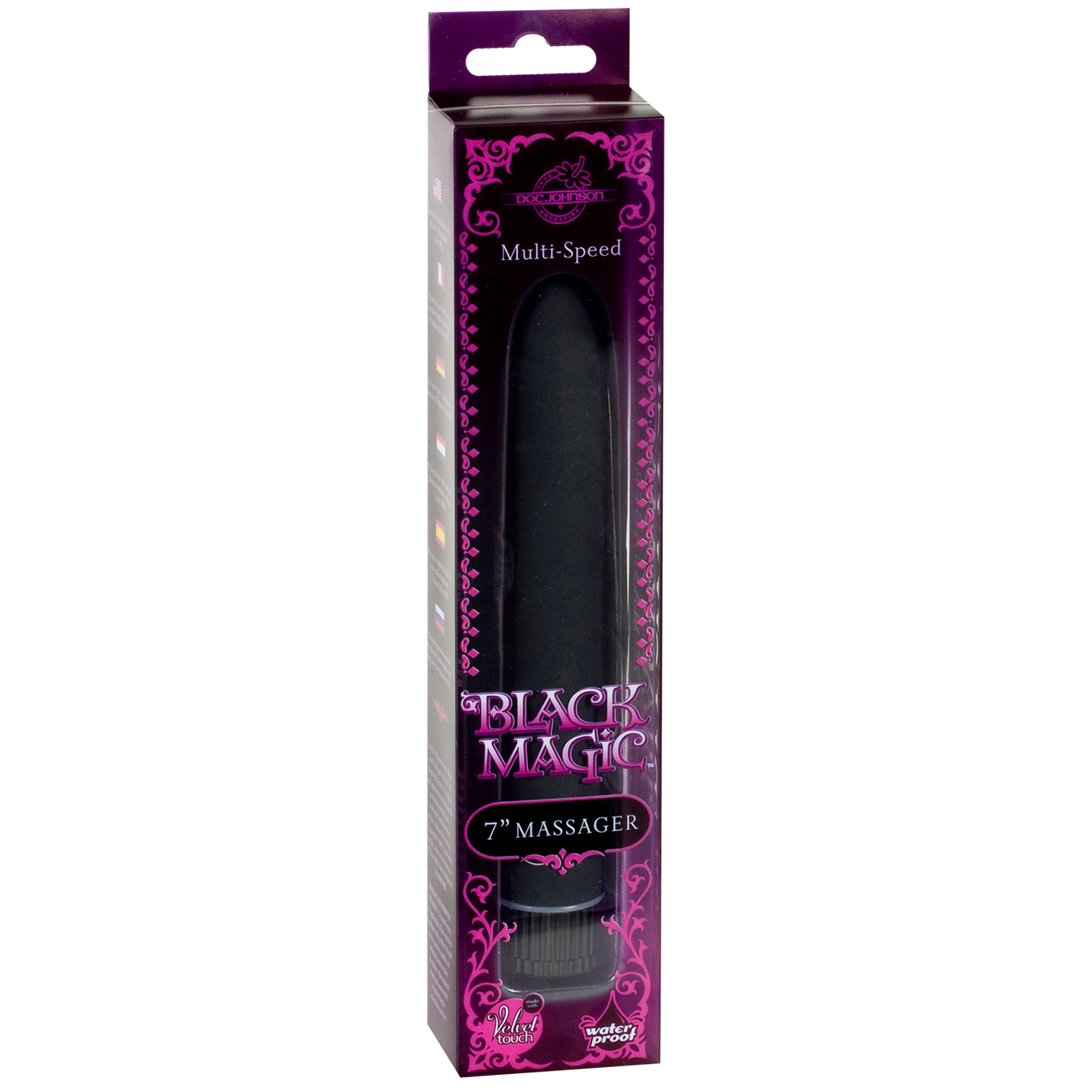 Doc Johnson Black Magic 7" Waterproof Vibrator