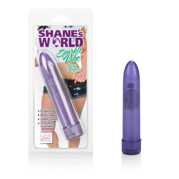 CalExotics Shane's World Sparkle Vibrator - Purple