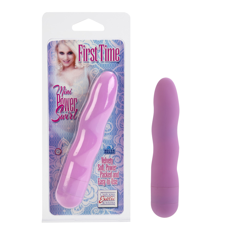 CalExotics First Time Mini Power Swirl Vibrator - Pink