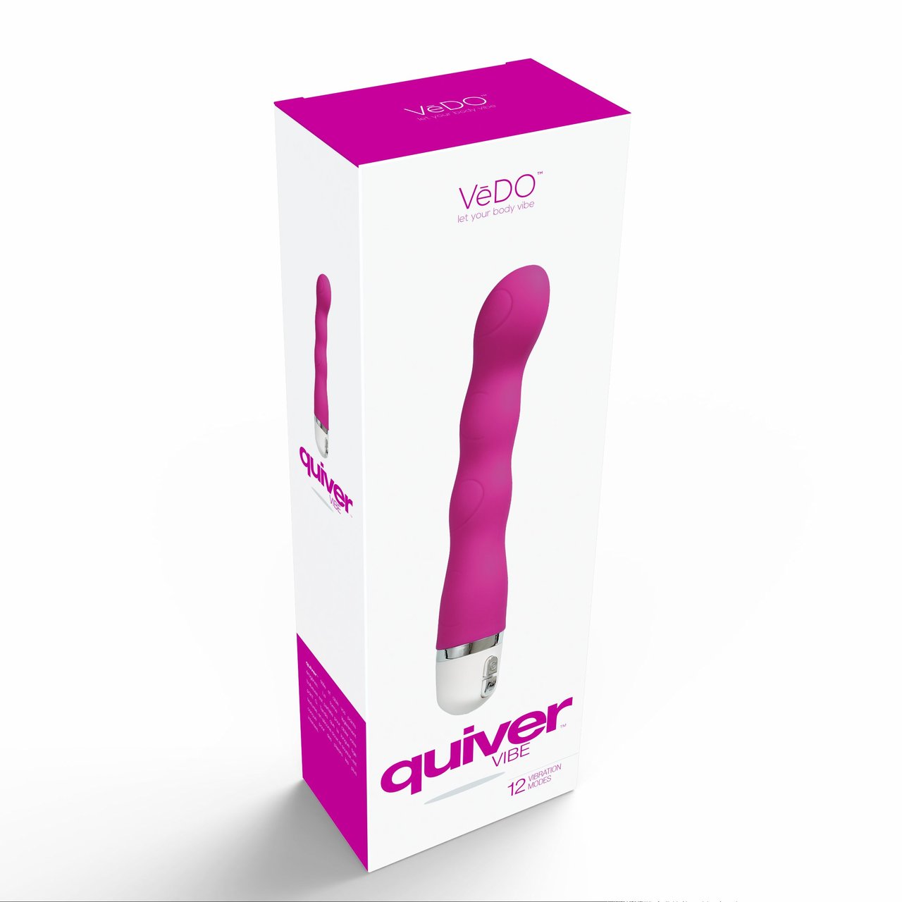 VeDO Quiver Mini Vibrator - Hot In Bed Pink