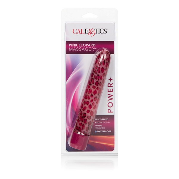 CalExotics 6.5" Houston's Pink Leopard Waterproof Vibrator