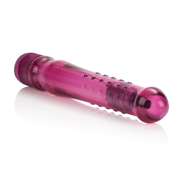 CalExotics 6.5" Waterproof Turbo Glider Noduled Waterproof Vibrator - Raspberry Crush