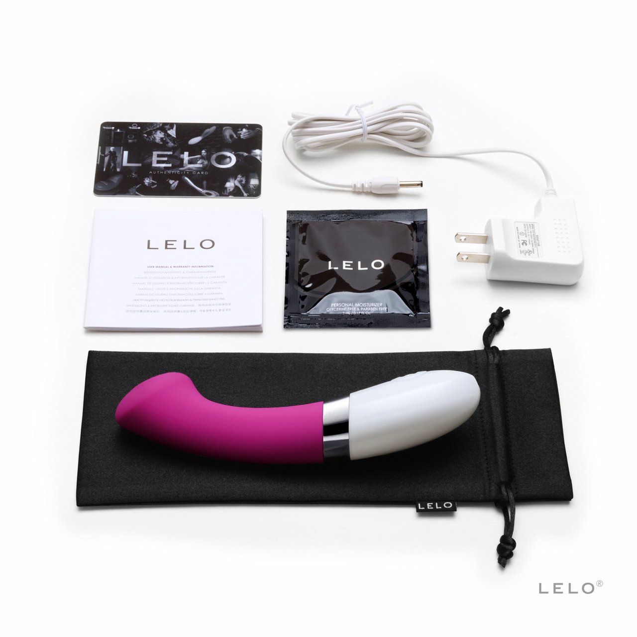 Lelo Gigi 2 Rechargeable G-Spot Vibrator - Deep Rose