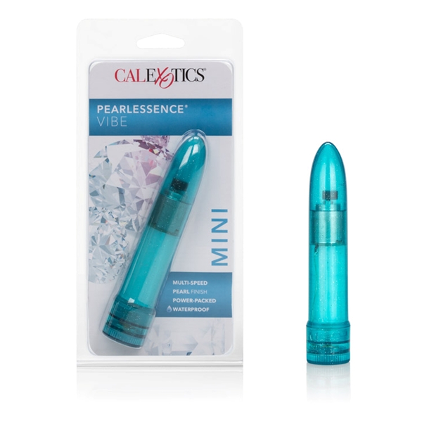 CalExotics 4.25" Mini Pearlessence Vibrator - Sky Blue