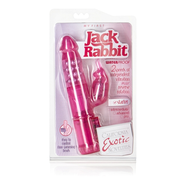 CalExotics My First Jack Rabbit Waterproof Vibrator - Pink