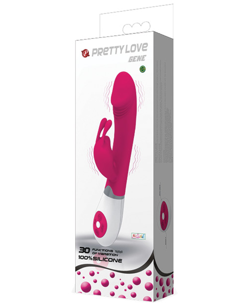Pretty Love Gene Voice Controlled Rabbit Vibrator - Pink