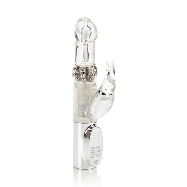 CalExotics Platinum Collection Jack Rabbit Vibrator - Silver