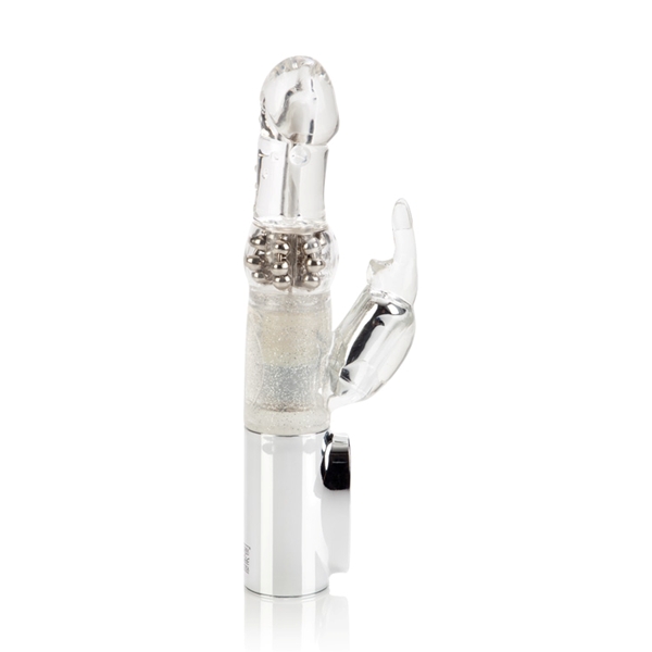 CalExotics Platinum Collection Jack Rabbit Vibrator - Silver